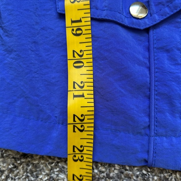 Zenergy by Chico’s Vibrant Blue Zip-Up Spring Jacket Chico’s size 0 - Picture 6 of 8